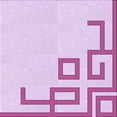 thumbnail image 1 of Ahgly Company Machine Washable Indoor Square Transitional Orchid Purple Area Rugs, 4' Square, 1 of 7