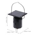 Dynamic Key Rotation BESTYASH 2Pcs Solar Powered Spinning Motor for Outdoor Wind Chimes ...