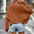 thumbnail image 4 of Lilgiuy Women's Fashion Loose Large Size Color Long Sleeve Sweater Tops for Daily Life, 4 of 4