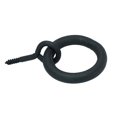 thumbnail image 1 of Wood Shutter Hardware 30-14-88449 Anneau de Traction avec Vis Attachée&44; Noir, 1 of 1