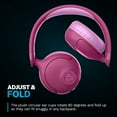 thumbnail image 3 of JLab JBuddies Pop Wireless Kids Headphones, 2 in 1 Wireless + Wired, Volume Safe, Pink, 3 of 5