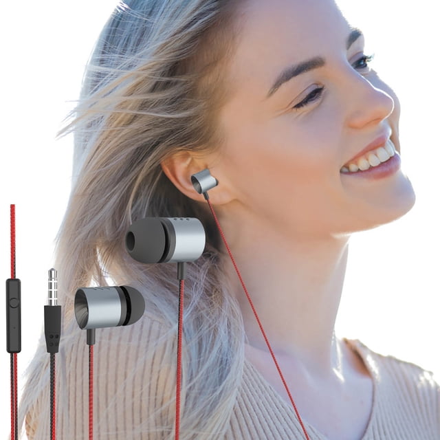 Creatine In Ear Headphones With Mic 3.5mm Wired Headphones For IOS And Android Smartphones Laptops MP3 Gaming Walkman