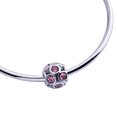 thumbnail image 2 of Charm para Pulsera LuckyLy Dije de Bolita Acero Inoxidable Zirconia Cúbica Modelo Fabi Plateado UNITALLA, 2 of 8
