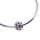 thumbnail image 2 of Charm para Pulsera LuckyLy Dije de Bolita Acero Inoxidable Zirconia Cúbica Modelo Fabi Plateado UNITALLA, 2 of 8