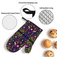 thumbnail image 3 of Fotbe Colorful Mexican for 4Pcs Oven Mitts and Pot Holders, 500℉ Heat Resistant Oven Mitts , Non-Slip Silicone Surface Safe for Baking, Cooking, BBQ, 3 of 6