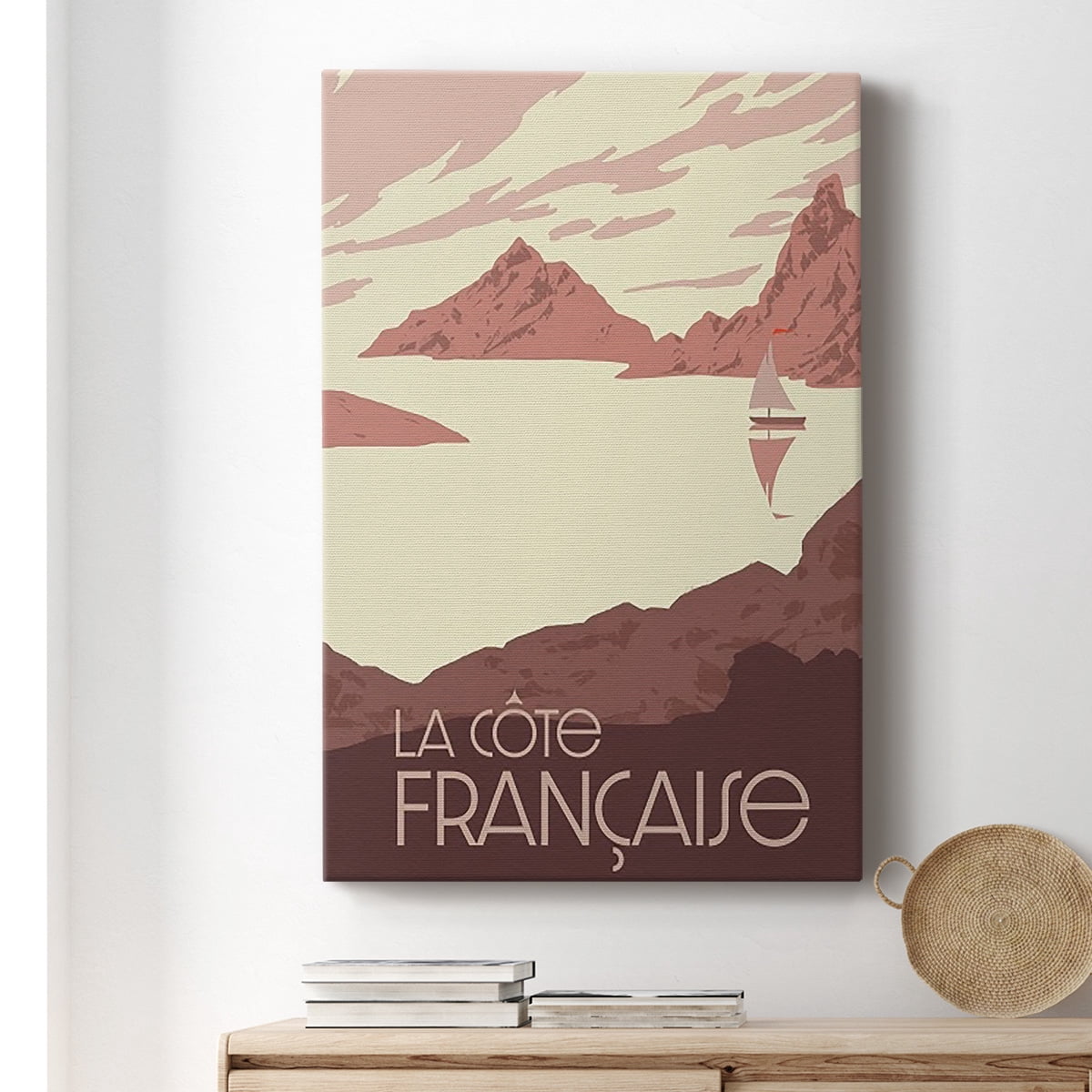 French Coast II Premium Gallery Wrapped Canvas - Ready to Hang