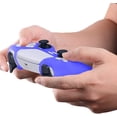 thumbnail image 3 of PS5 Controller Skin, Dustproof Durable Controller Grip Protector, Silicone Cover for Gamepad Anti-Slip Grip Silicone Cover Protector Case Compatible with Sony PS5 Gamepad Controller (Blue), 3 of 7