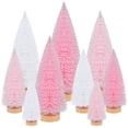 thumbnail image 1 of Miniárbol de Navidad artificial Leyndo rosa, 9 unidades con base, 1 of 7