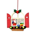 thumbnail image 2 of ULBR 10-0570 Christian Ulbricht Ornament - Window with Santa, 2 of 2