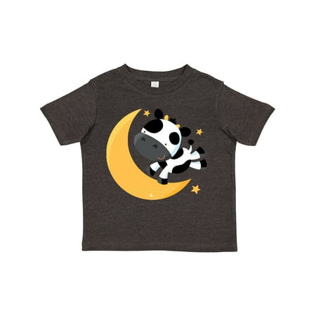 

Inktastic Cow over the Moon Rhyme Gift Toddler Boy or Toddler Girl T-Shirt