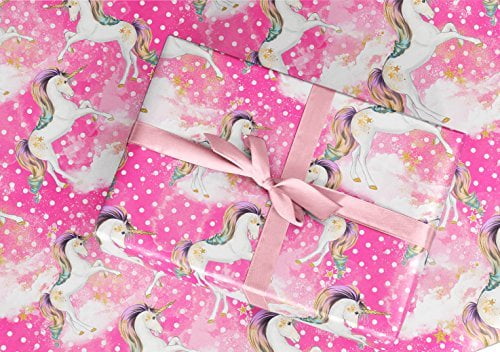 baby pink christmas wrapping paper