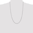 thumbnail image 4 of Diamond2Deal 925 Sterling Silver 2mm Rolo Chain Necklace for Women 26", 4 of 6