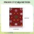 thumbnail image 4 of Easygdp Merry Christmas Golf Towel 24x16in for Men and Women with Carabiner Clip for Easy Attachment, 4 of 8