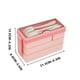 thumbnail image 2 of Lonchera, cajas bento, lonchera de tres capas con compartimentos para estudiantes del trabajo, lonchera de plástico para microondas con arroz y lonchera., 2 of 2