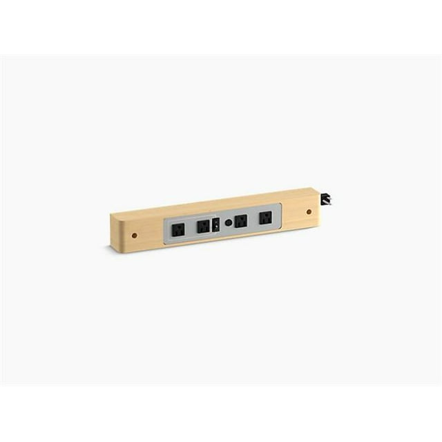 Kohler K-99681-1WR Side-Mount Electrical Outlets for Tailored Vanities - Oxford Maple