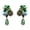 Style-2, variant on PAURO Flower Earrings for Women Drop Boho Beach Elegant Statement Stud Post Colorful Dainty Stainless Steel Vintage Exaggerated Cubic Zirconia Big Floral Jewelry Style-4