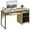 Natural Oak, variant on Bestier 48” Office Desk with Drawers, Computer Writing Desk with Keyboard Tray & 2 Hooks for Home Office, Gray
