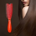 thumbnail image 4 of Plastic Hair Comb for Styling and Detangling with Scalp Massage, 4 of 7