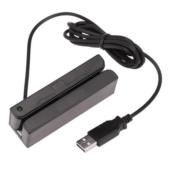 axGear USB 3-Track Magnetic Stripe Carte de Crédit Encodeur Reader Magstripe