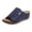 Dark Blue-comfortable-from-day-night, variant on Black Sandals Womans Sandals Dressy Wedge Sandals Women - Slip On Casual Summer Shoes, Lightweight Comfortable Sandals