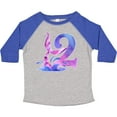 thumbnail image 3 of Inktastic 2nd Birthday Mermaid Tail Boys or Girls Toddler T-Shirt, 3 of 5