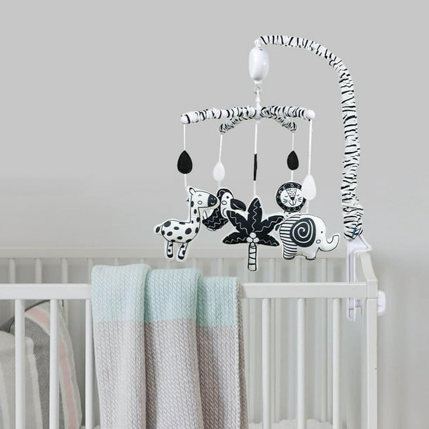 Móvil Musical Para Cuna De Bebé - Con Sonajeros De Animales, Caja De Música, Juguete Sensorial Montessori