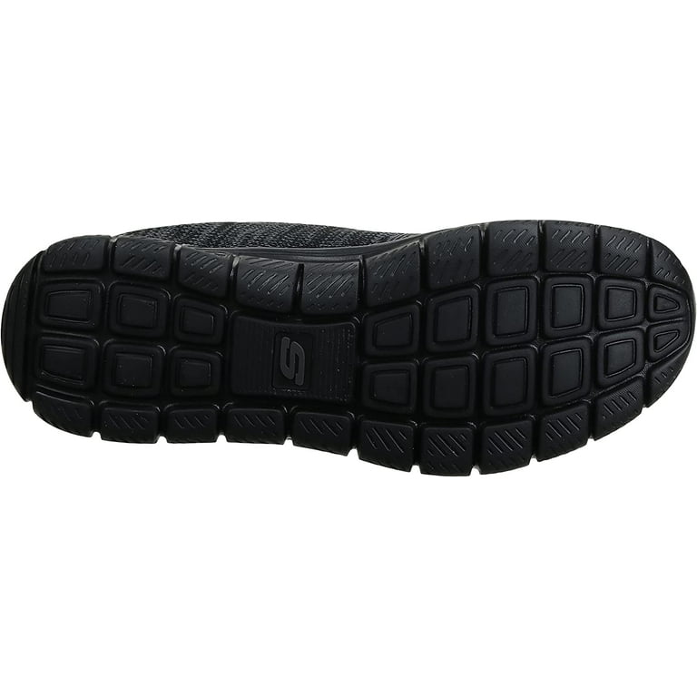 Men s Skechers Track Knit Lace Sneaker Walmart