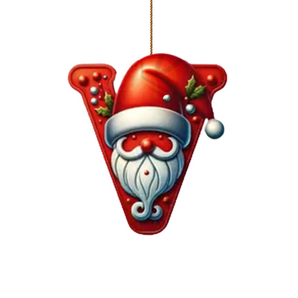 Decoraciones Del Árbol de Navidad Decoración Del Árbol de Navidad de 26 Letras Decoración Del Árbol de Navidad Colgante Decoración Del Árbol de Navidad Personalizada
