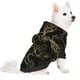 thumbnail image 2 of Balery Gold Gloss Outline Floral Sudadera con Capucha para Perros Pequeños – Ropa para Mascotas, Disfraz para Perros y Gatos, Ideal para Fiestas y Cosplay-X-Large, 2 of 7