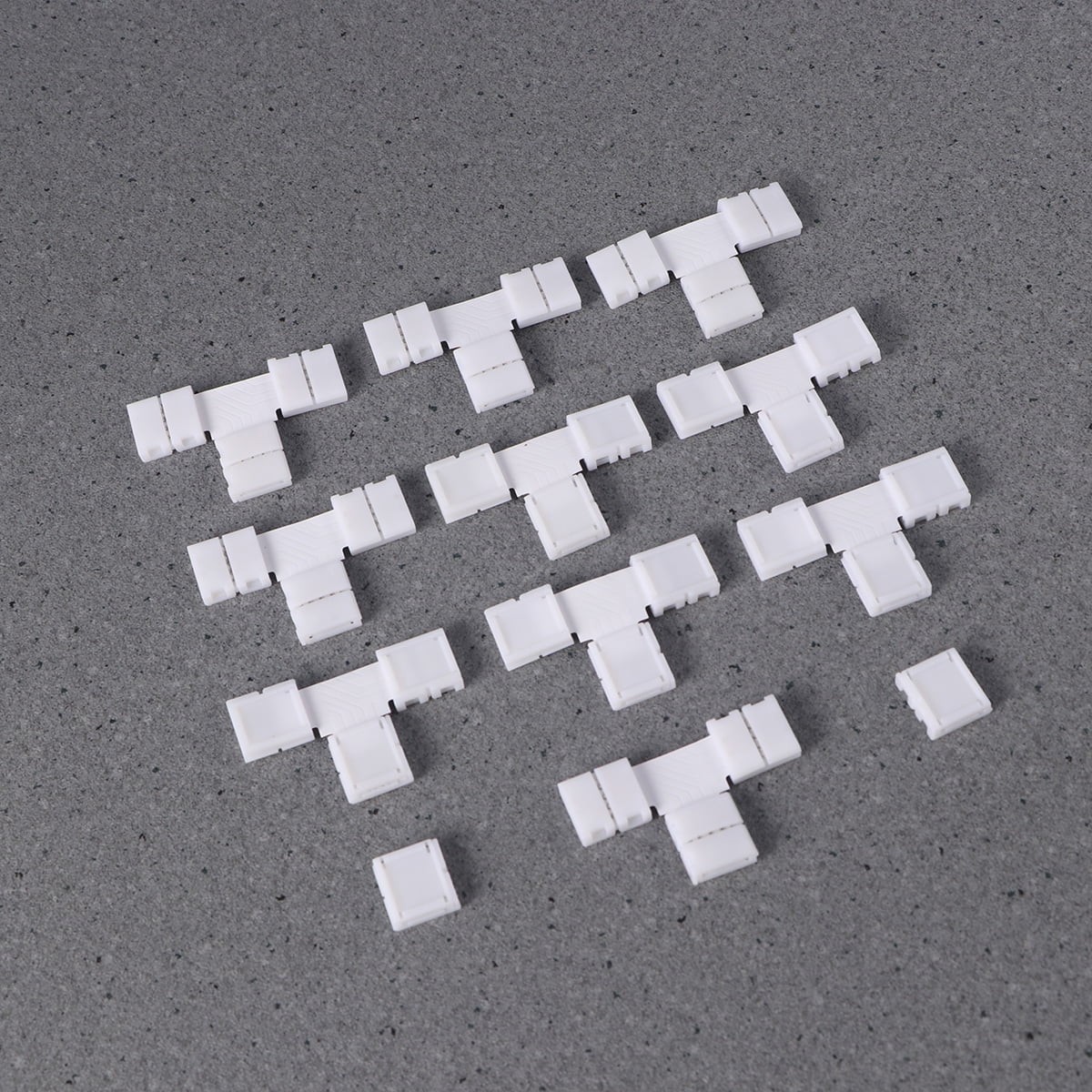 Led light strip corner connector 10pcs LED Light Strip Corner Connector