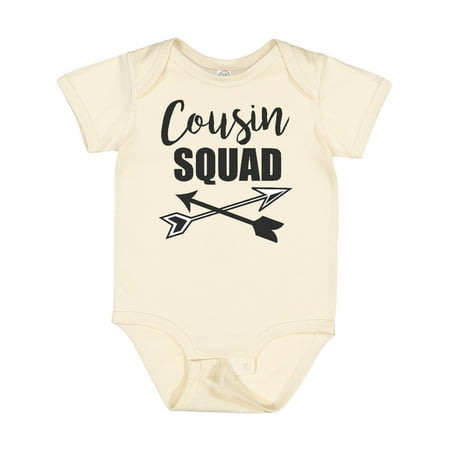 

Inktastic Cousin Squad with Arrows Gift Baby Boy or Baby Girl Bodysuit