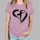 thumbnail image 2 of Blusas de Manga Corta para las Mujeres Imprimir Cuello Redondo Camiseta, Blusa Clásica Vintage para la Primavera Y el Verano, 2 of 4