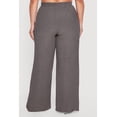 thumbnail image 4 of Women's Plus Size High Waisted Seersucker Wide Leg Pants, 4 of 4