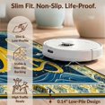 thumbnail image 6 of Design&I 2'x3' Washable Throw Rug Low Profile Daily Traffic Ready Accent Ocean Door Octopus Nautical Creature Boho Tentacle Decorations for Hallway, Laundry Room, 6 of 7