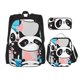 thumbnail image 1 of Balery Panda Cute Pink Hearts Mochila escolar 3 en 1 para niños: mochila resistente con lonchera térmica y estuche para lápices. Mochila escolar para niños y niñas., 1 of 7
