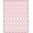 Pink, Pattern 3, variant on ODIKA 4' x 6' Machine Washable Non-Slip Area Rug, Geometric Hexagon High Traffic Rug, White, 482181