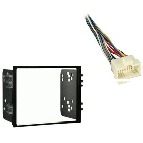 Fits Kia Sephia 1995-2001 Double DIN Stereo Harness Radio Install Dash Kit