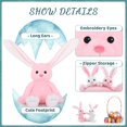 thumbnail image 3 of Momia de peluche con forma de conejito MaoGolan con 2 conejitos bebés, 3 of 8