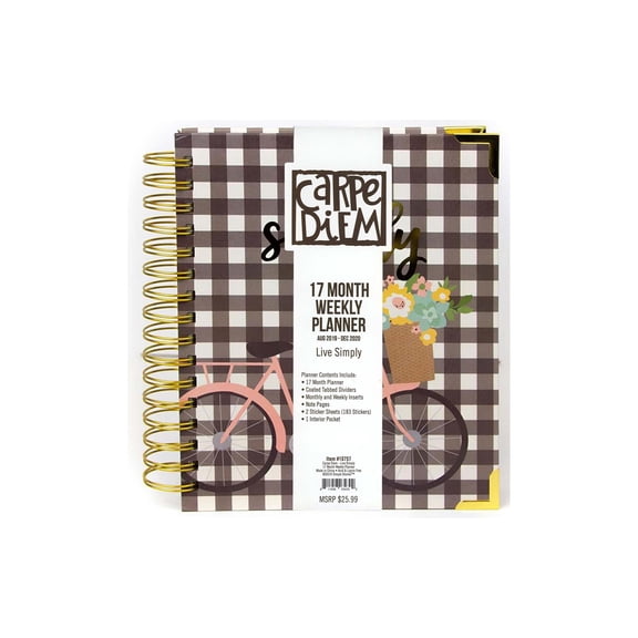 Simple Stories Carpe Diem Planner 2019 Live Simply