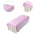 thumbnail image 6 of Stgfyxgs Salon Sofa Cover, with Face Hole, Professional Massage Table Cover, Washable, Lightweight And Soft, Beauty Bed Cover for Salon Pink, 6 of 9
