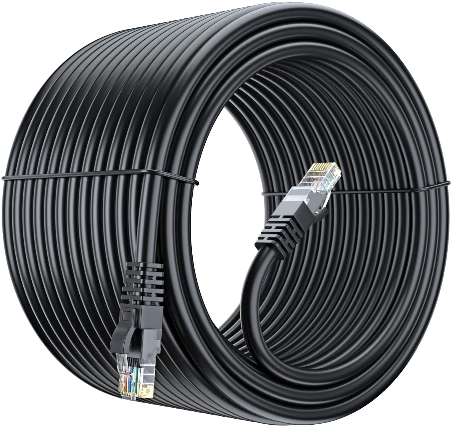 Cable 200 Ft Pure Copper UL Listed LAN Utp, Cat 6 RJ45 Network