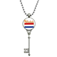 thumbnail image 1 of Patron de la bandera nacional de los Países Bajos Colgante Collar Vintage Llavero Plata Joyas Unbranded M, 1 of 3