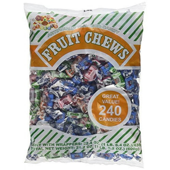 Albert's Fruit Chews - Assorted Flavors (240 Candies)