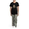 thumbnail image 4 of CafePress - Bearded Dragon Photo Women's Dark Pajamas - Women's Short Sleeve Print T-Shirt and Pants Dark Cotton Pajama Set, 4 of 7