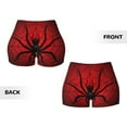 thumbnail image 5 of Picia Spider on the Web Printed Workout Shorts for Women Seamless Scrunch Butt Lifting High Waisted Yoga Gym Booty Running Moisture-wicking Short Pants-Medium, 5 of 9