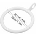 thumbnail image 4 of Metal Curtain Rings Hanging Hooks for Curtains Rods Pole Voile (Color : Copper, Length : 36PCS), 4 of 5