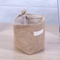 thumbnail image 1 of Bolsa de almacenamiento de yutecesta organizadora con asas para juguetes de bebé (raya amarilla) Ndcxsfigh Nuevos Originales, 1 of 6