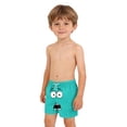 thumbnail image 4 of Pantalones cortos infantiles con bolsillo, cordón elástico, estampados, estilo casual, bañador, cinco puntos., 4 of 8