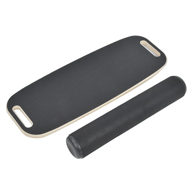 Tabla de ejercicios para yoga, tabla de equilibrio de yoga de madera antideslizante de madera de haya Tabla de ejercicios de madera Rendimiento finamente afinado