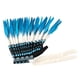 thumbnail image 3 of Tocado de plumas artificiales, accesorio fotográfico, diadema decorativa para fiesta de Halloween Azul 55cmx45cm, 3 of 9
